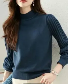 タートルネックセーター