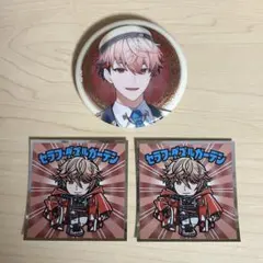 セラフ・ダズルガーデン【缶バッジ・ビックリマンシール】3点セット