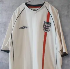 デッドストック！ UMBRO イングランド代表 2002-03 半袖ユニフォーム