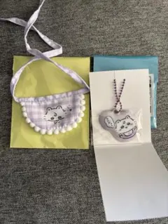 ちいかわベイビー モモンガ よだれかけ ぷっくりキーホルダー セット