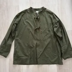 holk 長袖シャツ オリーブ リボン留めのサムネイル