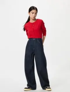 UNIQLO バギーカーブジーンズ 21 美品