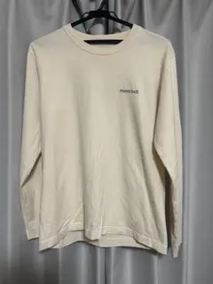 mont-bell 長袖カットソー クリーム色