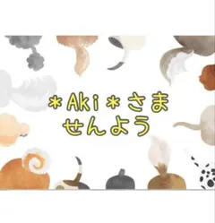 ありがとうございます＊Aki＊様専用です。