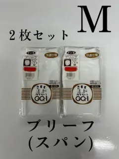 (最安値)GUNZE GQ-1 ブリーフ(スパン) Mサイズ　2枚セット