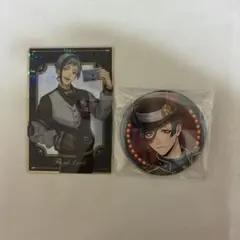 ツイステッドワンダーランド フロイド・リーチ 缶バッジ カード