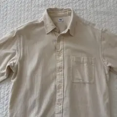 UNIQLO フランネルシャツ　オフホワイト長袖