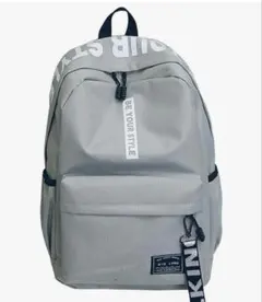 レディース　リュック　大容量　グレー