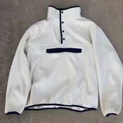 ホワイトフリースジャケット Sサイズ