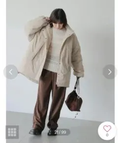 美品　中綿モンスターコートのサムネイル