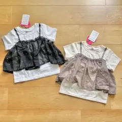 半袖Tシャツ　女の子　2点セット