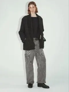 ensou. SPLASH PAINTER JEANS デニムパンツ 柿の葉 - メルカリ