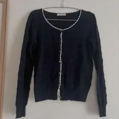 Healthy Karen紺色カーディガン