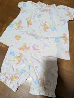 ユニコーン柄ベビーパジャマセット 90cm