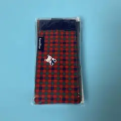 ファミリア 赤系チェック エコバッグ（S）〈Shupatto〉 シュパット