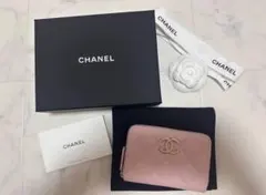 CHANEL コインケース AP4253 ライトピンク キャビアスキン