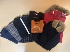 120 女の子 冬服 まとめ 8点セット アウターコート コムサイズム他　ズボン