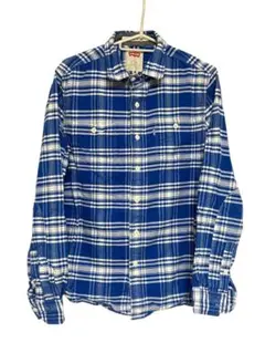 Levi's 青白チェック ネルシャツ