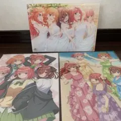 五等分の花嫁　アクリルイラストボード　クリアファイルセット