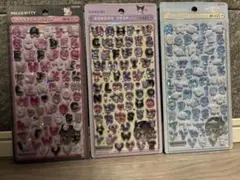 【正規品】新作 ボンボンドロップシール 文字 サンリオ 3枚セット