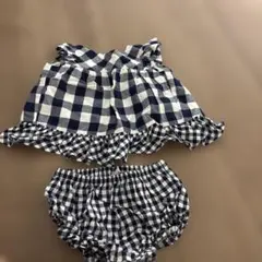 baby GAP チェック柄 トップス ブルマ セット 12-18m
