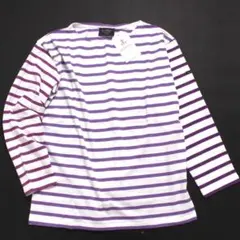 新品 Le minor クレイジーパターンボーダー カットソー 1