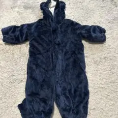 美品　赤ちゃんの城　アウター　おくるみ　中綿　フリース　ジャンプスーツ