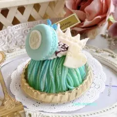 ☆黄色モンブラン☆フェイクスイーツ 食品サンプル - メルカリ
