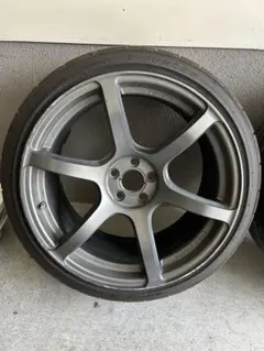 ④リア 【86/BRZ】RAYS 57C6 18インチ 9.5J 23年製タイヤのサムネイル
