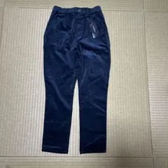 ネイビー コットン100% 長ズボン コーデュロイ