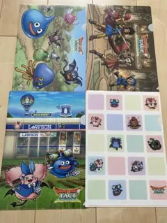 ドラゴンクエスト　クリアファイル　４枚セット