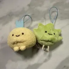 すみっコぐらし プライズ アジフライのしっぽ ざっそう マスコット ゴム紐付き