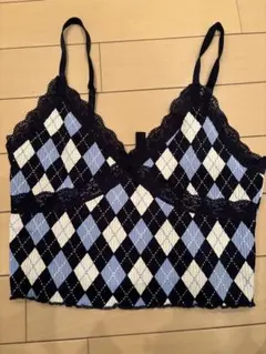 H&M ダイヤモンド柄キャミソール Sサイズ