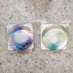 新品　未使用　箸置き　ガラス箸置き　2個セット