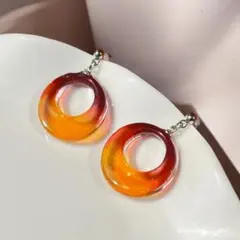 夕焼け空 ピアス/イヤリング A#46