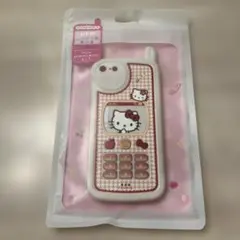 匿名配送　中古品　ハローキティ レトロ風iPhoneケース