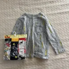 トムとジェリー　パンツ GAP ロンT 長袖カットソー　雷