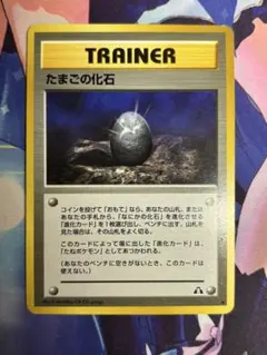 美品】旧裏 ポケモンカード たまごの化石 ◇ 拡張パック第2弾 遺跡を