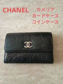 ★CHANEL シャネル カメリア カードケース コインケース 小銭入れ 財布♪