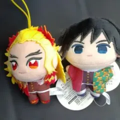 鬼滅の刃ぬいぷりけmini2 冨岡義勇、煉獄杏寿郎2種セット