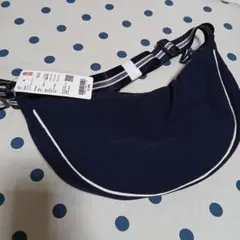 UNIQLO新品未着用 ユニクロ ラウンドミニショルダーバッグ ネイビー
