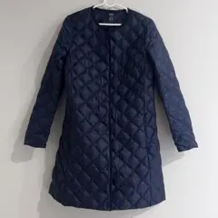 ユニクロ　軽量ダウンコート　M ネイビー