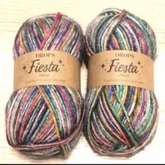 29 ドロップス　DROPS Fiesta ソックヤーン ウール 並太 素材糸