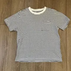 ストライプ Tシャツ Mサイズ ポケット付き