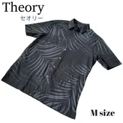 ★Theory セオリー ボタニカル　総柄　半袖シャツ Mサイズのサムネイル