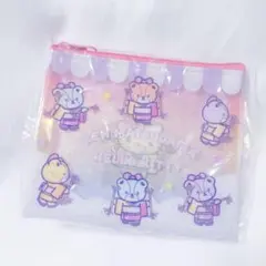 松平健 マツケンサンバ ハローキティ クリアラメポーチ ガチャ タイニーチャム