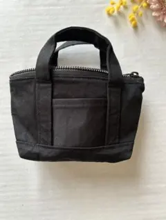 ブラックトートバッグ　小さめ