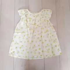 アプレレクール　花柄　チュニック　ノースリーブ　ブラウス　トップス