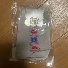 【新品未開封】フェイラー レディース靴下 アネモネ　グレー 1足