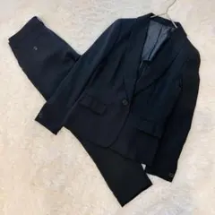 THE SUIT COMPANY she セットアップスーツ 上下セット 黒